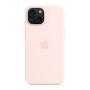 Чехол для Apple iPhone 15 Silicone Case с MagSafe Pink, розовый Чехол для Apple iPhone 15 Silicone Case с MagSafe Pink, розовый