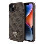 Чехол Guess для iPhone 15 Plus PU 4G Triangle Diamond metal logo Hard (GUHCP15MP4TDPW) Коричневый Чехол Guess для iPhone 15 Plus PU 4G Triangle Diamond metal logo Hard (GUHCP15MP4TDPW) Коричневый