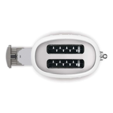 Тостер на 2 ломтика SMEG 50s style (TSF01WHEU) Белый Тостер на 2 ломтика SMEG 50s style (TSF01WHEU) Белый