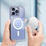 Чехол для iPhone 15 Pro с Magsafe Mutural Jingtou Series Прозрачный Чехол для iPhone 15 Pro с Magsafe Mutural Jingtou Series Прозрачный