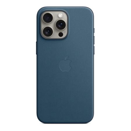 Чехол FineWoven Case для Apple iPhone 15 Pro Max с MagSafe Pacific Blue, синий Чехол FineWoven Case для Apple iPhone 15 Pro Max с MagSafe Pacific Blue, синий