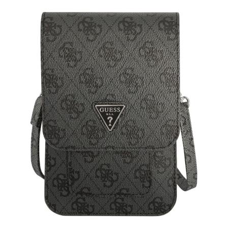 Сумка-чехол для смартфонов Guess Wallet Bag 4G with Triangle logo (GUWBP4TMGR) Серый Сумка-чехол для смартфонов Guess Wallet Bag 4G with Triangle logo (GUWBP4TMGR) Серый