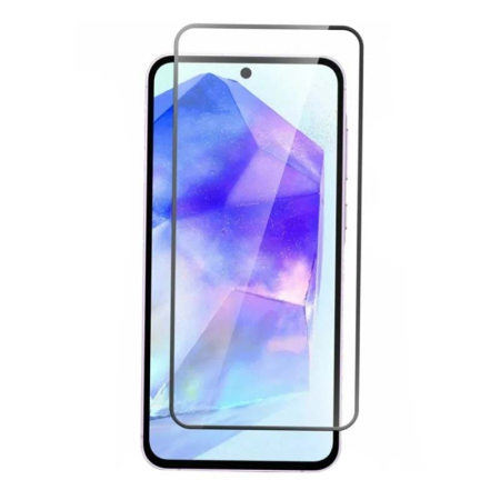 Защитное стекло для Samsung Galaxy A35/A55 BlueO Silk Full cover Anti-Static (с рамкой, антистатик) Black, черный Защитное стекло для Samsung Galaxy A35/A55 BlueO Silk Full cover Anti-Static (с рамкой, антистатик) Black, черный