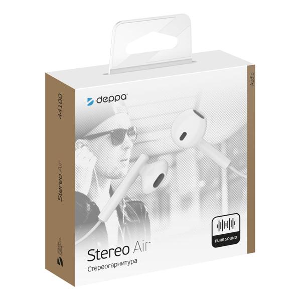 Наушники Deppa Stereo Air (44188) Белый