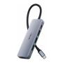 USB Хаб WiWU Alpha 541BC 5в1 Type C to 3xUSB 2.0 + USB 3.0 + Type C PD 60 Вт (A541BC) Серый USB Хаб WiWU Alpha 541BC 5в1 Type C to 3xUSB 2.0 + USB 3.0 + Type C PD 60 Вт (A541BC) Серый