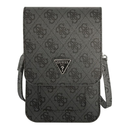Сумка-чехол для смартфонов Guess Wallet Bag 4G with Triangle logo (GUWBP4TMGR) Серый Сумка-чехол для смартфонов Guess Wallet Bag 4G with Triangle logo (GUWBP4TMGR) Серый