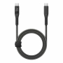 Кабель EnergEA FLOW USB-C на USB-C 5A DISPLAY 1,5 м (PD240W) Nanoweave Magnetic tie Черный Кабель EnergEA FLOW USB-C на USB-C 5A DISPLAY 1,5 м (PD240W) Nanoweave Magnetic tie Черный