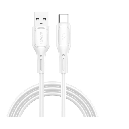 Кабель USB - Lightning WiWU StarLink Wi-C042E A-L, 1m, 2.4A, белый Кабель USB - Lightning WiWU StarLink Wi-C042E A-L, 1m, 2.4A, белый