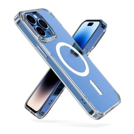 Чехол для iPhone 15 Pro с Magsafe Mutural Jingtou Series Прозрачный Чехол для iPhone 15 Pro с Magsafe Mutural Jingtou Series Прозрачный