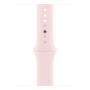 Apple Watch Series 9, 45 мм корпус из алюминия цвета «Pink», ремешок Sport Band размера S/M цвета «Light Pink»
