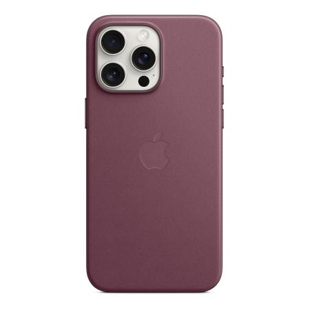 Чехол FineWoven Case для Apple iPhone 15 Pro Max с MagSafe Mulberry, фиолетовый Чехол FineWoven Case для Apple iPhone 15 Pro Max с MagSafe Mulberry, фиолетовый