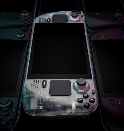 Игровая приставка Valve Steam Deck OLED 16/512Gb Черный + Jsaux Transparent Front Cover (PC0108) Cleаr Игровая приставка Valve Steam Deck OLED 16/512Gb Черный + Jsaux Transparent Front Cover (PC0108) Cleаr