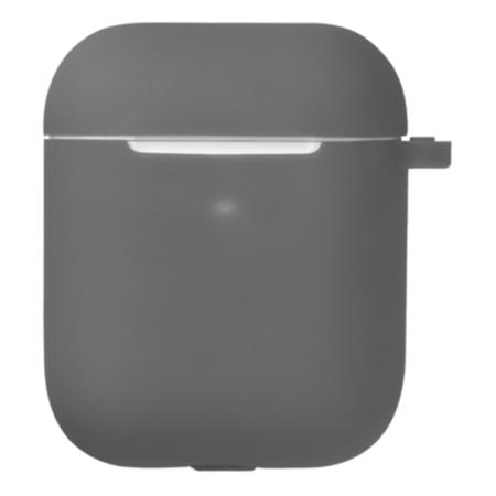 Силиконовый чехол для AirPods 1/2 Deppa Prime Line (4706) Графит Силиконовый чехол для AirPods 1/2 Deppa Prime Line (4706) Графит