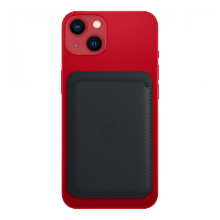 Чехол-бумажник Apple MagSafe для iPhone Midnight, черный Чехол-бумажник Apple MagSafe для iPhone Midnight, черный