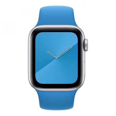 Силиконовый ремешок COTEetCI Silicone Sport Band для Apple Watch 42/44 мм Blue, синий Силиконовый ремешок COTEetCI Silicone Sport Band для Apple Watch 42/44 мм Blue, синий
