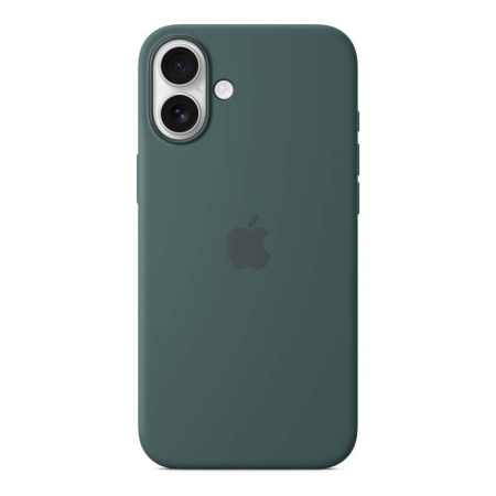 Чехол Silicone Case для Apple iPhone 16 Plus Dark Green, темно-зеленый Чехол Silicone Case для Apple iPhone 16 Plus Dark Green, темно-зеленый