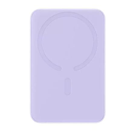 Внешний аккумулятор Baseus Magnetic Wireless Charging Power Bank 10000mAh 20W с поддержкой беспроводной зарядки (PPCXM10) Фиолетовый Внешний аккумулятор Baseus Magnetic Wireless Charging Power Bank 10000mAh 20W с поддержкой беспроводной зарядки (PPCXM10) Фиолетовый