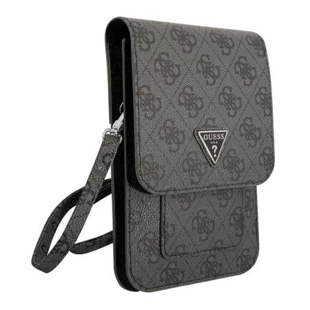 Сумка-чехол для смартфонов Guess Wallet Bag 4G with Triangle logo (GUWBP4TMGR) Серый Сумка-чехол для смартфонов Guess Wallet Bag 4G with Triangle logo (GUWBP4TMGR) Серый