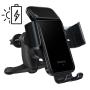 Автомобильный держатель Baseus Smart Solar Power Wireless Car Mount Electric Holder (SUZG000001) Черный Автомобильный держатель Baseus Smart Solar Power Wireless Car Mount Electric Holder (SUZG000001) Черный