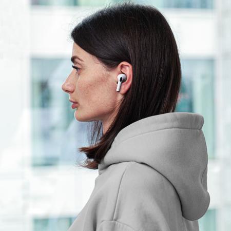 Беспроводные наушники с микрофоном Deppa Air Pro, TWS, BT 5.1, 250 мАч, QI, IPX4 (44167) Белый Беспроводные наушники с микрофоном Deppa Air Pro, TWS, BT 5.1, 250 мАч, QI, IPX4 (44167) Белый