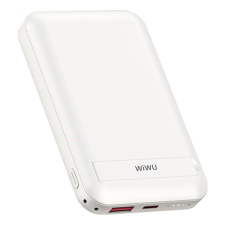 Внешний аккумулятор WiWU Power Bank Snap Cube-SC 10000mAh 22,5 Вт White, белый Внешний аккумулятор WiWU Power Bank Snap Cube-SC 10000mAh 22,5 Вт White, белый