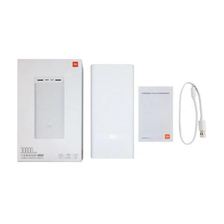 Внешний аккумулятор Xiaomi Mi Power Bank 3 30000mAh VXN4307CN (PB3018ZM) Белый Внешний аккумулятор Xiaomi Mi Power Bank 3 30000mAh VXN4307CN (PB3018ZM) Белый