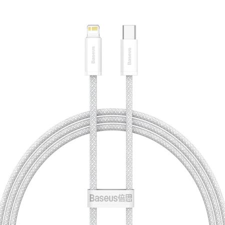 Кабель Baseus Dynamic Series Fast Charging Data Cable Type-C - Apple Lightning, 20W, 1 м (CALD000002) Белый Кабель Baseus Dynamic Series Fast Charging Data Cable Type-C - Apple Lightning, 20W, 1 м (CALD000002) Белый