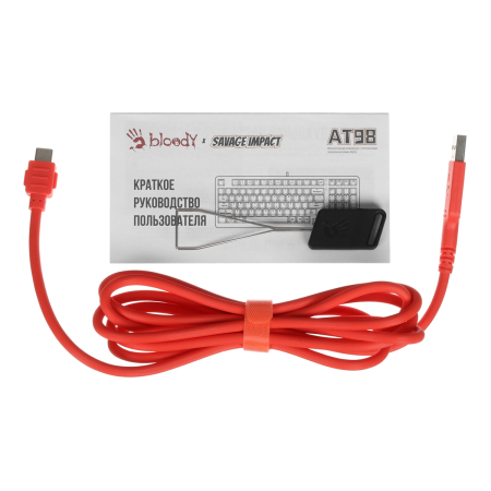 Клавиатура A4Tech Bloody AT98 Proxy Boom Бежевый/красный