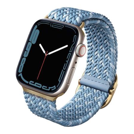 Ремешок UNIQ для Apple Watch 41/40/38 мм Aspen DE strap (41MM-ASPDECBLU) Лазурно-голубой Ремешок UNIQ для Apple Watch 41/40/38 мм Aspen DE strap (41MM-ASPDECBLU) Лазурно-голубой