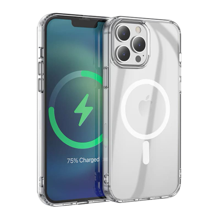 Чехол для Apple iPhone 14 Pro с MagSafe Hoco Series Airbag Anti-Fall Protective Shell Прозрачный Чехол для Apple iPhone 14 Pro с MagSafe Hoco Series Airbag Anti-Fall Protective Shell Прозрачный