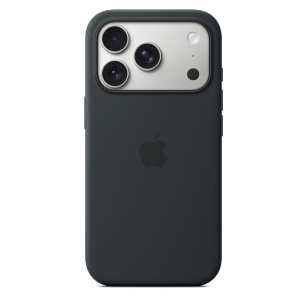 Чехол для Apple iPhone 17 Pro Silicone Case Black, чёрный