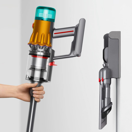 Пылесос Dyson V12S Detect Slim Submarine Yellow/Nickel, серебристый Пылесос Dyson V12S Detect Slim Submarine Yellow/Nickel, серебристый