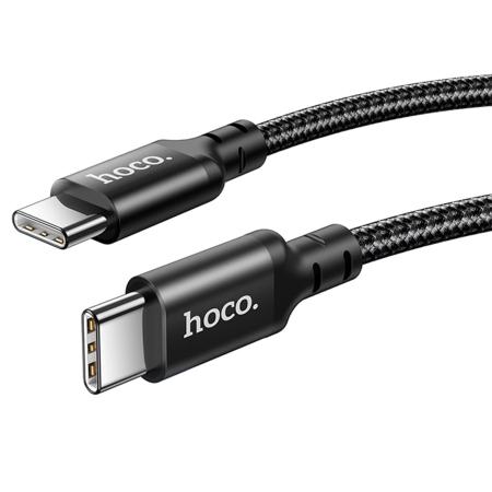 Кабель hoco. Super Fast Charging Data Cable разъем Type-C – Type-C, 1 м (X14) Черный Кабель hoco. Super Fast Charging Data Cable разъем Type-C – Type-C, 1 м (X14) Черный