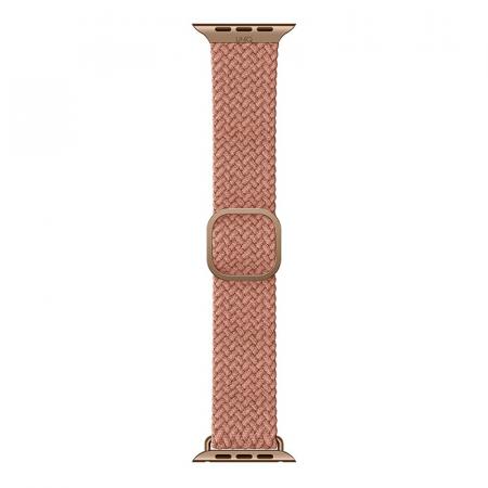 Ремешок UNIQ для Apple Watch 42/44/45 мм ASPEN Strap Braided (44MM-ASPPNK) Розовый Ремешок UNIQ для Apple Watch 42/44/45 мм ASPEN Strap Braided (44MM-ASPPNK) Розовый