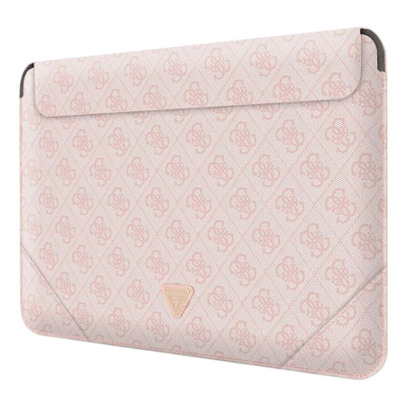 Чехол Guess для ноутбуков 13"/14" Sleeve 4G with Triangle metal logo (GUCS14P4TP) Розовый Чехол Guess для ноутбуков 13"/14" Sleeve 4G with Triangle metal logo (GUCS14P4TP) Розовый