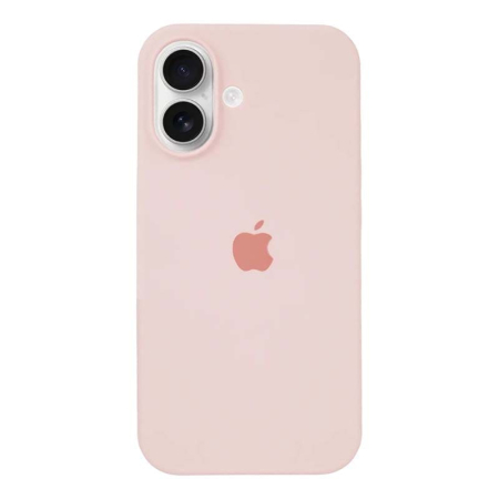 Чехол Silicone Case для Apple iPhone 16 с MagSafe Light Pink, светло-розовый Чехол Silicone Case для Apple iPhone 16 с MagSafe Light Pink, светло-розовый