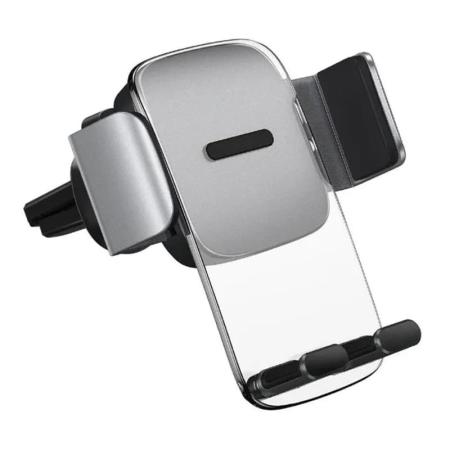 Автомобильный держатель Baseus Easy Control Clamp Car Mount Holder (Standard) For Air Outlets Silver (SUYK010112) Серебристый Автомобильный держатель Baseus Easy Control Clamp Car Mount Holder (Standard) For Air Outlets Silver (SUYK010112) Серебристый