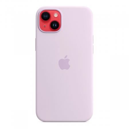 Чехол Silicone Case MagSafe для Apple iPhone 14 Plus Сиреневый Чехол Silicone Case MagSafe для Apple iPhone 14 Plus Сиреневый