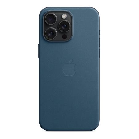 Чехол FineWoven Case для Apple iPhone 15 Pro Max с MagSafe Pacific Blue, синий Чехол FineWoven Case для Apple iPhone 15 Pro Max с MagSafe Pacific Blue, синий