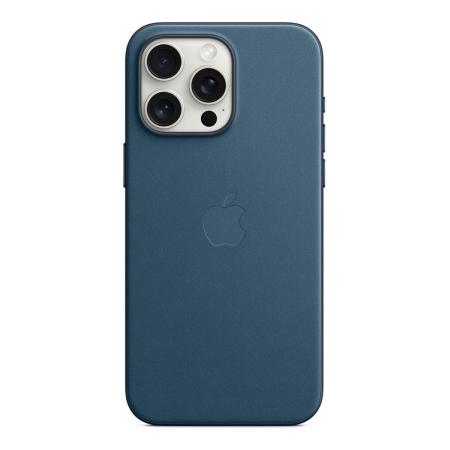 Чехол FineWoven Case для Apple iPhone 15 Pro Max с MagSafe Pacific Blue, синий Чехол FineWoven Case для Apple iPhone 15 Pro Max с MagSafe Pacific Blue, синий