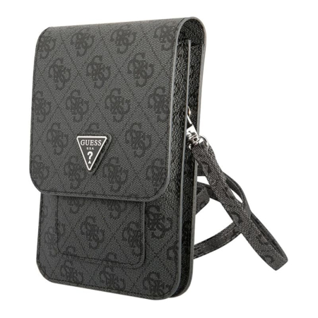 Сумка-чехол для смартфонов Guess Wallet Bag 4G with Triangle logo (GUWBP4TMGR) Серый Сумка-чехол для смартфонов Guess Wallet Bag 4G with Triangle logo (GUWBP4TMGR) Серый