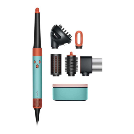 Стайлер Dyson AirWrap Complete Long HS08 (Global) Curly+Coily, Ceramic Patina/Topaz, бирюзовый/оранжевый Стайлер Dyson AirWrap Complete Long HS08 (Global) Curly+Coily, Ceramic Patina/Topaz, бирюзовый/оранжевый