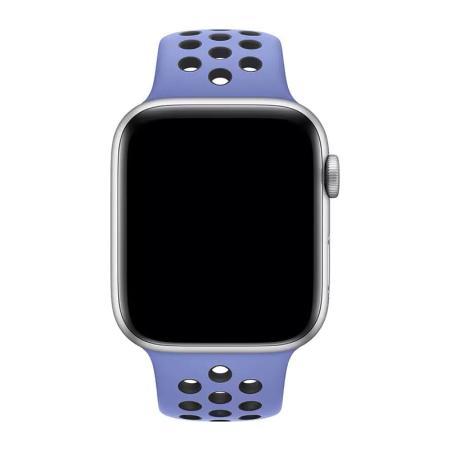 Ремешок Nike+ "Silicone Sport Band" Apple Watch 38/40 мм Черно-синий Ремешок Nike+ "Silicone Sport Band" Apple Watch 38/40 мм Черно-синий
