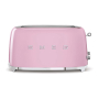 Тостер на 4 ломтика SMEG 50s style (TSF02PKEU) Розовый Тостер на 4 ломтика SMEG 50s style (TSF02PKEU) Розовый
