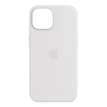Чехол Silicone Case для Apple iPhone 15 с MagSafe White, белый Чехол Silicone Case для Apple iPhone 15 с MagSafe White, белый