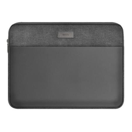 Сумка-чехол для ноутбука 14" WiWU Minimalist Laptop Sleeve для Macbook Серый Сумка-чехол для ноутбука 14" WiWU Minimalist Laptop Sleeve для Macbook Серый