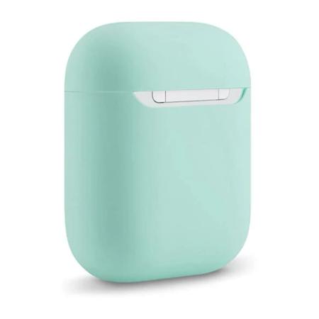 Чехол для Apple AirPods 1/2 Silicone Case Pale Green, бледно-зеленый Чехол для Apple AirPods 1/2 Silicone Case Pale Green, бледно-зеленый