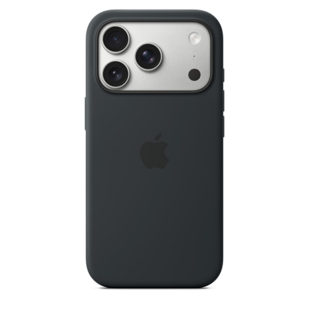 Чехол для Apple iPhone 17 Pro Max Silicone Case Black, чёрный Чехол для Apple iPhone 17 Pro Max Silicone Case Black, чёрный