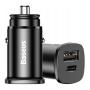 Автомобильное зарядное устройство Baseus Square Metal PPS Car Charger A+C 30W BS-C15C (CCALL-AS01) Черный Автомобильное зарядное устройство Baseus Square Metal PPS Car Charger A+C 30W BS-C15C (CCALL-AS01) Черный