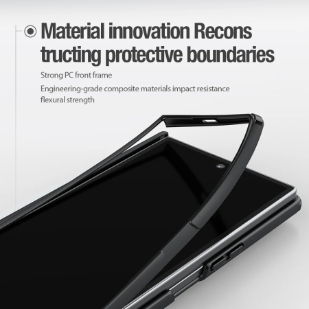 Чехол для Samsung Z Fold7 NILLKIN super frosted shield fold Black, чёрный Чехол для Samsung Z Fold7 NILLKIN super frosted shield fold Black, чёрный